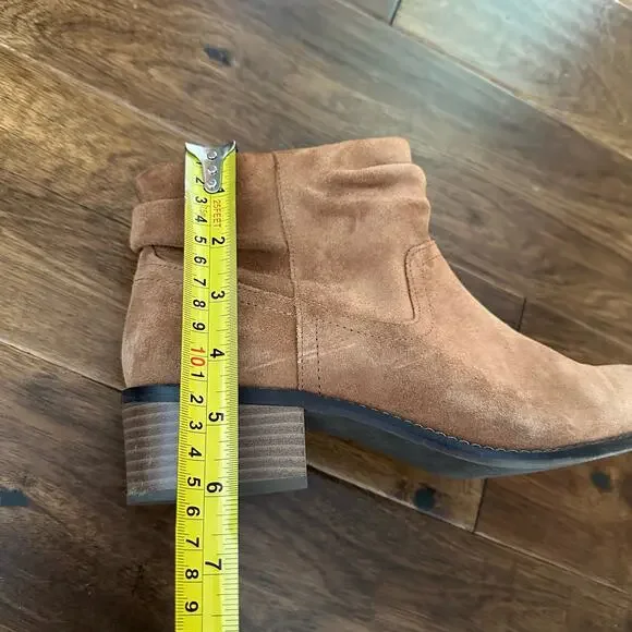 Vionic Kanela Women's Heeled Bootie brown slouchy suede boots 9.5 - Picture 15 of 16